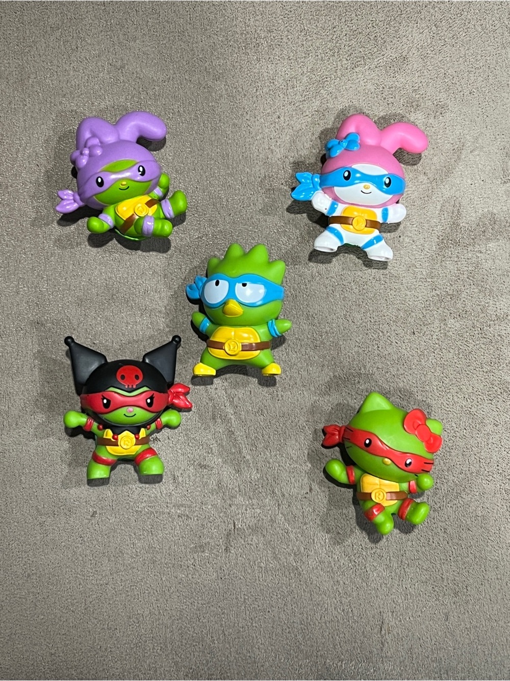 McDonald’s Sanrio Hello Kitty tmnt teenage mutant ninja turtles lot of 5